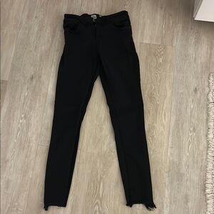 DL1961 Black Margaux Instasculpt Ankle Skinny Jeans